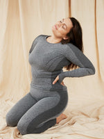 Mos Mosh GAIA seamless legging värissä harmaa