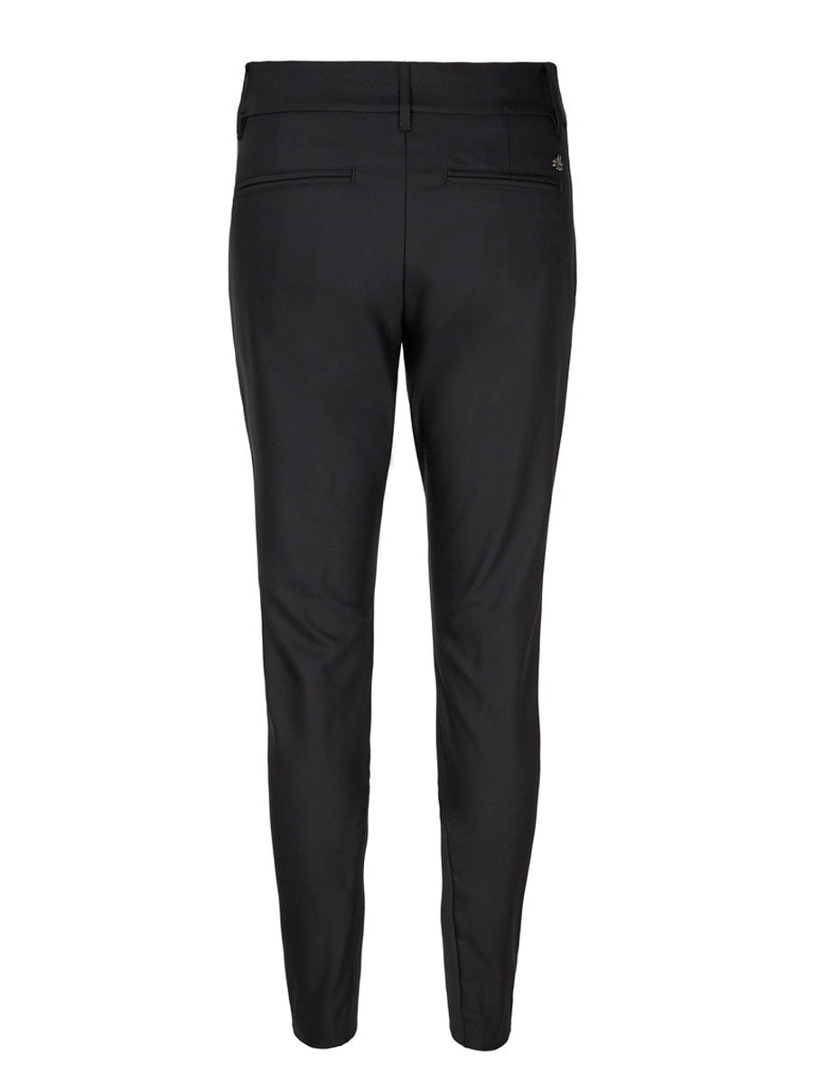 Mos Moshin Blake Night pant värissä Black. 