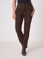 Repeat Cashmere Suede leather pants morro