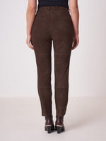 Repeat Cashmere Suede leather pants morro