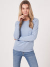 Repeat Cashmere Long sleeve pullover Light blue