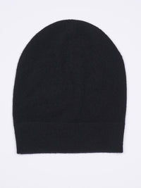 Repeat Organic cashmere hat värissä musta