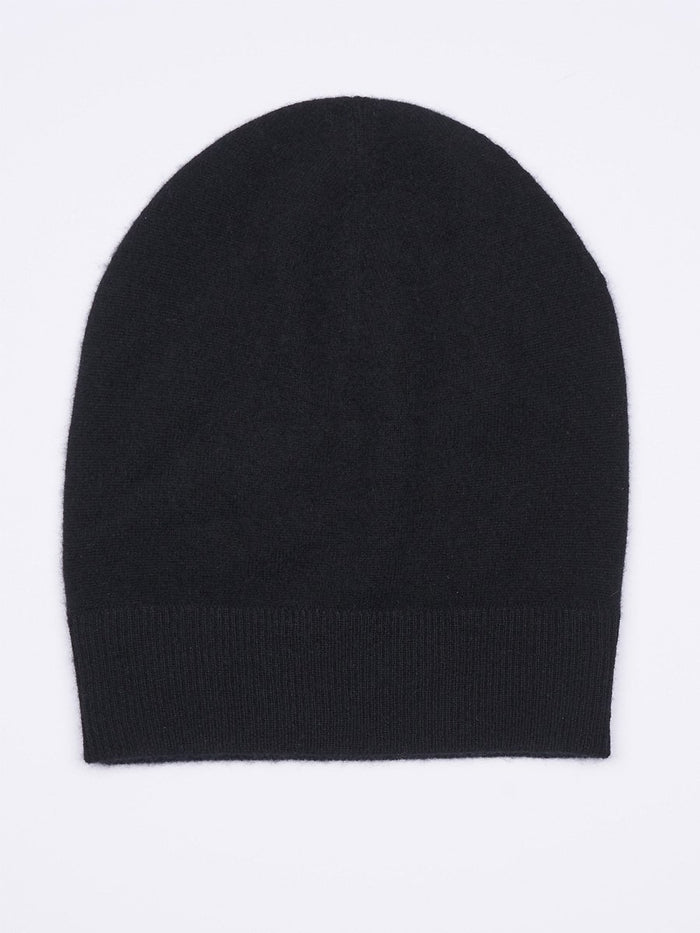Repeat Organic cashmere hat värissä musta