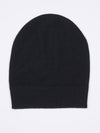 Repeat Organic cashmere hat värissä musta