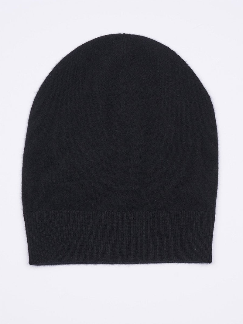 Repeat Organic cashmere hat värissä musta