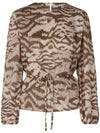 Second Female BIRCH blouse shitake