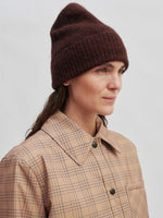 Second Female BROOK knit hat deep mahogany