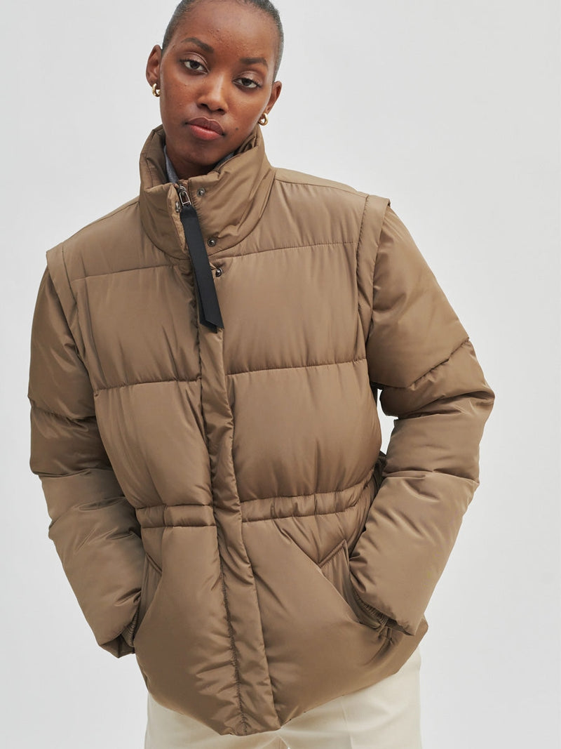 Second Female BUFF jacket shitake