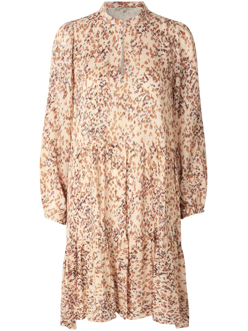 Second Female Cosmos Dress Dark Chalk