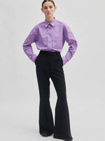 Second Female FIQUE flared trousers black