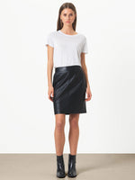 FRANCIE mini leather skirt