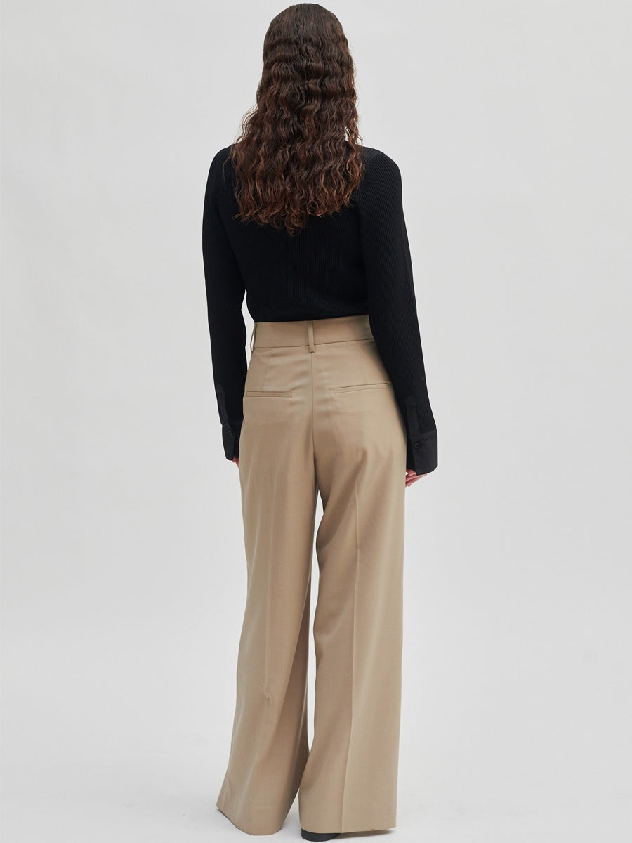 Second Female JUNA trousers weathered teak