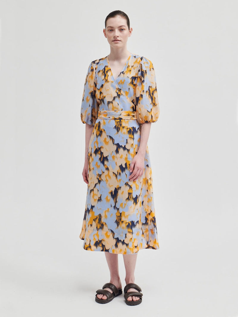 Second Female Marigold Wrap Dress Heather