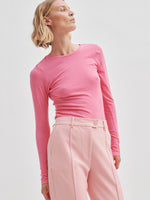 Second Female Matima O-Neck Tee Camellia Rose