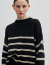 Second Female OVALIS knit t-neck black