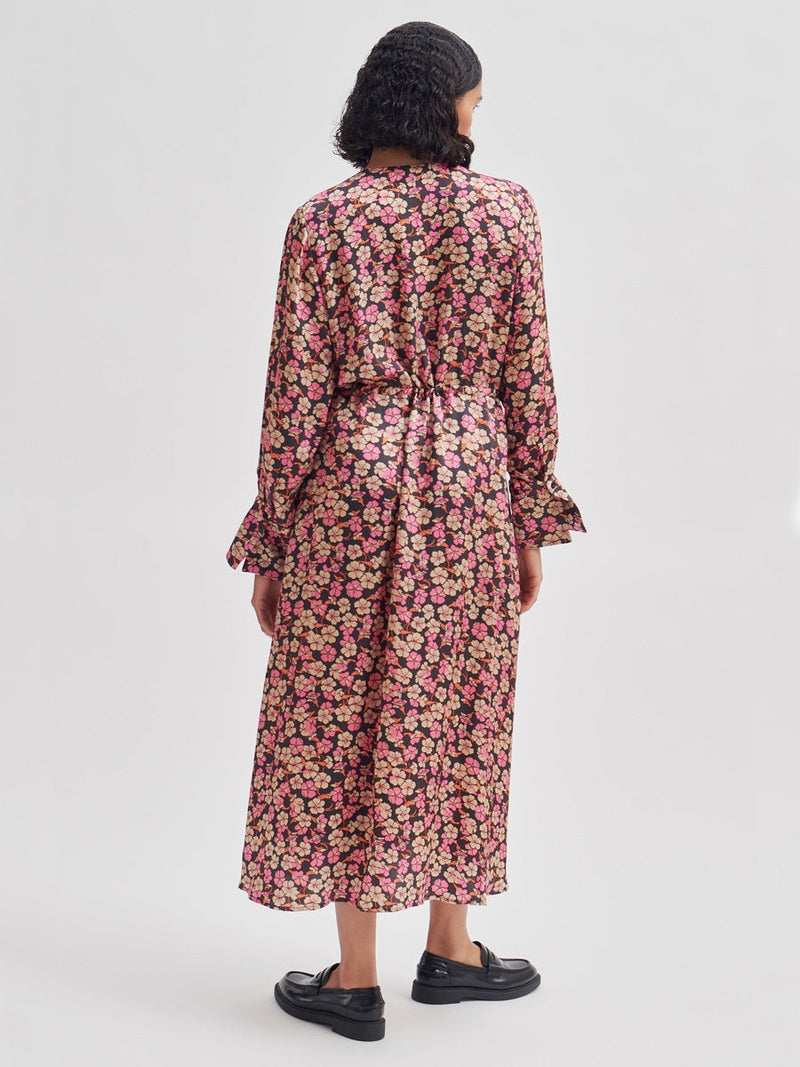 Second Female Victory V-Neck Dress Camellia Rose