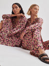Second Female Victory V-Neck Dress Camellia Rose