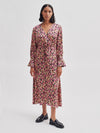 Second Female Victory V-Neck Dress Camellia Rose