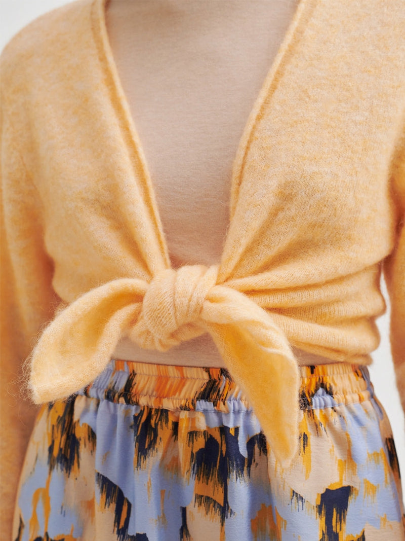 Second Female Ymani Knit Cardigan Bleached Apricot