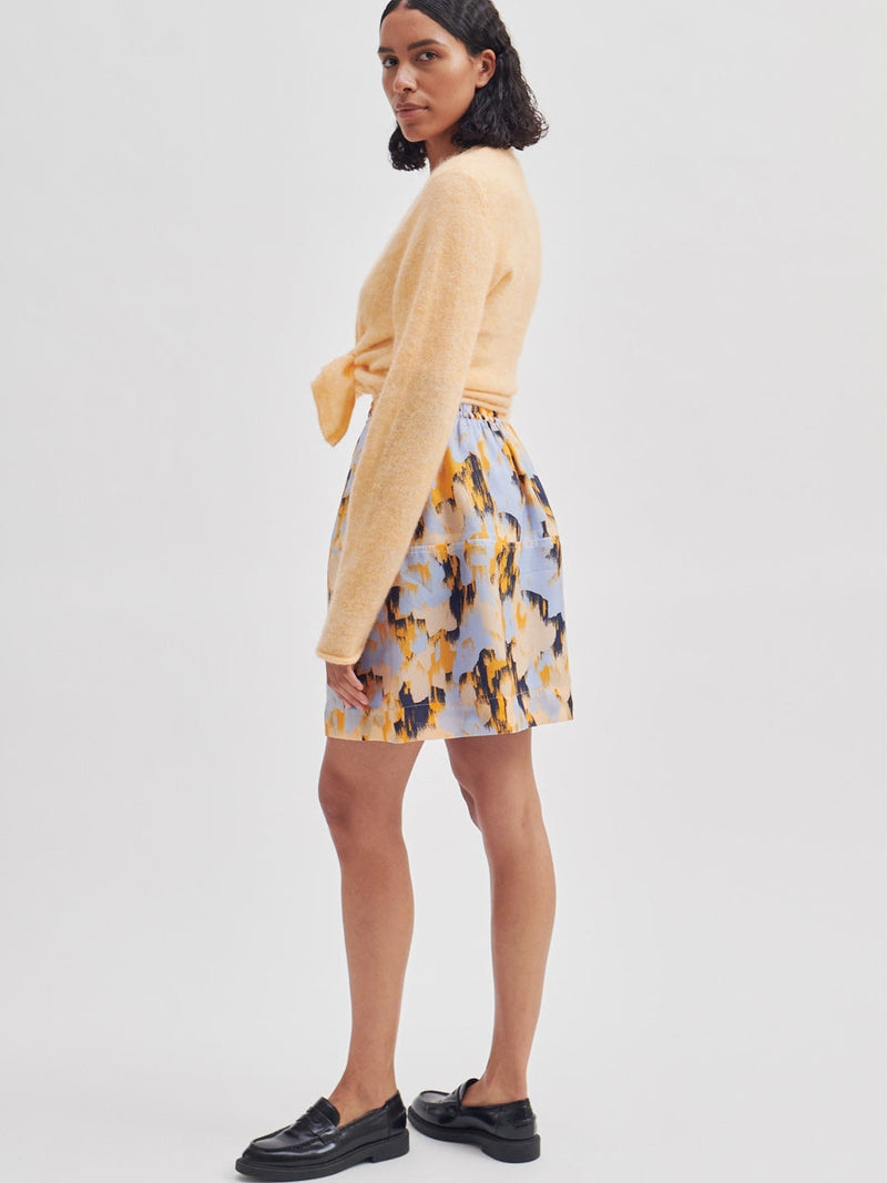 Second Female Ymani Knit Cardigan Bleached Apricot