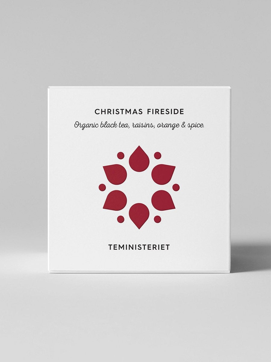 Teministeriet Christmas Fireside Organic irtotee 