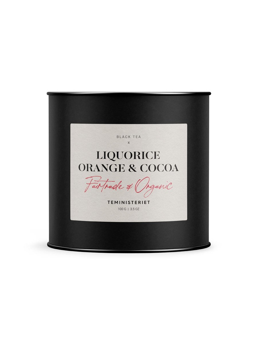 Teministeriet Fairtrade liquorice orange & cocoa irtotee