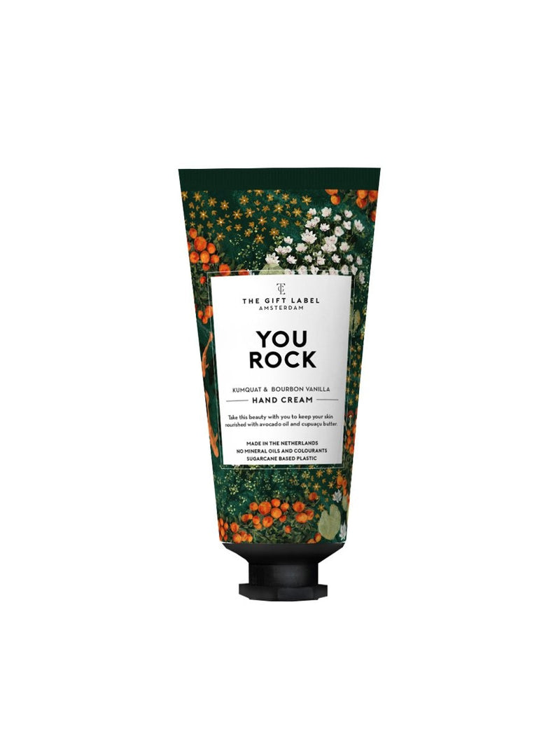 The Gift Label YOU ROCK hand cream tube
