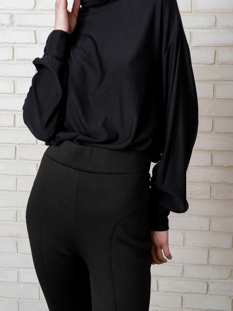 The Line Project Leggings värissä musta
