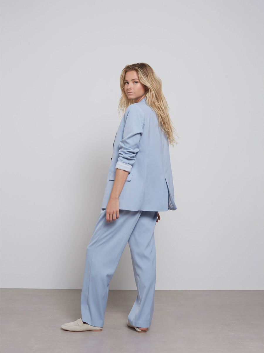 YAYA Loose fit pantalon Blizzard blue
