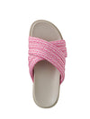 YAYA Slipper with mini retro print Party punch pink