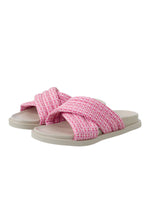 YAYA Slipper with mini retro print Party punch pink