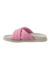 YAYA Slipper with mini retro print Party punch pink