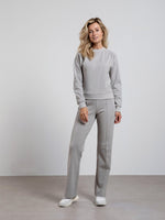 YAYA Sweatshirt with pleats Paloma grey