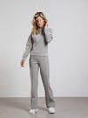 YAYA Sweatshirt with pleats Paloma grey