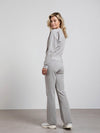 YAYA Sweatshirt with pleats Paloma grey