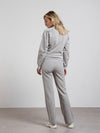 YAYA Sweatshirt with pleats Paloma grey